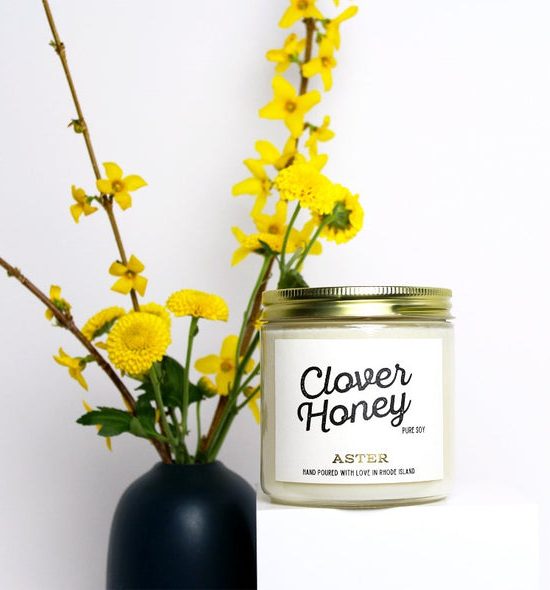 Aster Candle Clover Honey