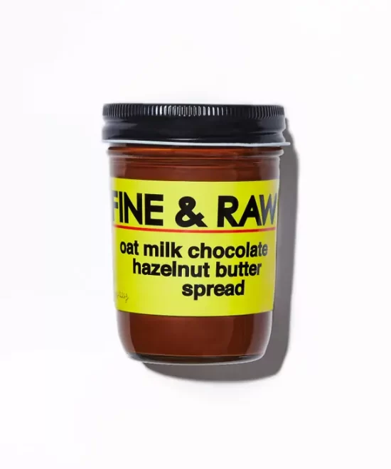 Fine and Raw Oat Milk Chocolate Hazelnut Butter Spread